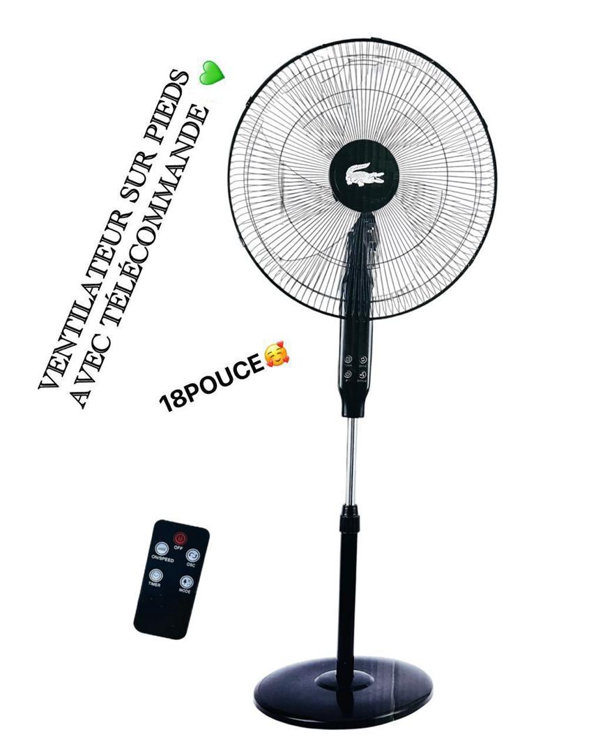 Électroménager Ventilateur sur pieds avec commande 18pouces