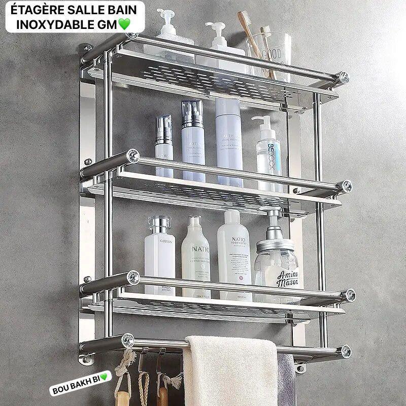 Salle de bain Étagére salle de bain inoxidable gm