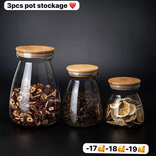 Vaiselle Pot de stockage 3pcs